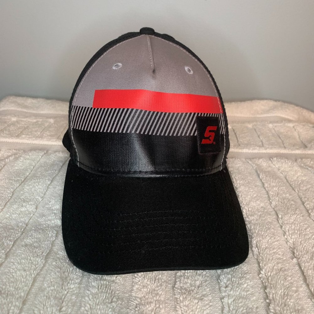 Snap On Tools S Logo Black Stripe Snap Back Hat